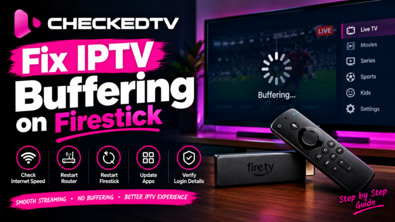 Fix IPTV Buffering